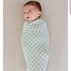 “Fern chequer” swaddle